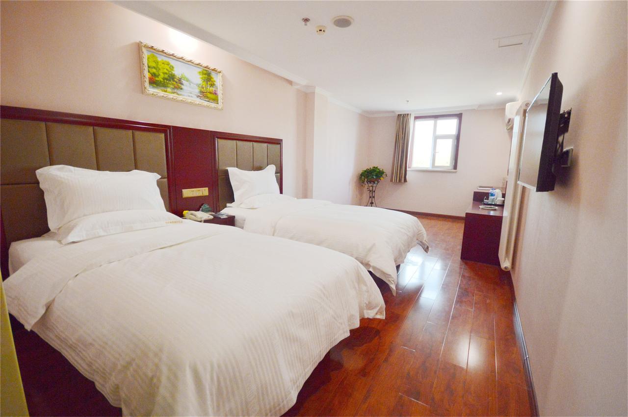 Greentree Inn Liaoning Dalian Development Zone Jinma Road Pedestrian Street Express Hotel Buitenkant foto