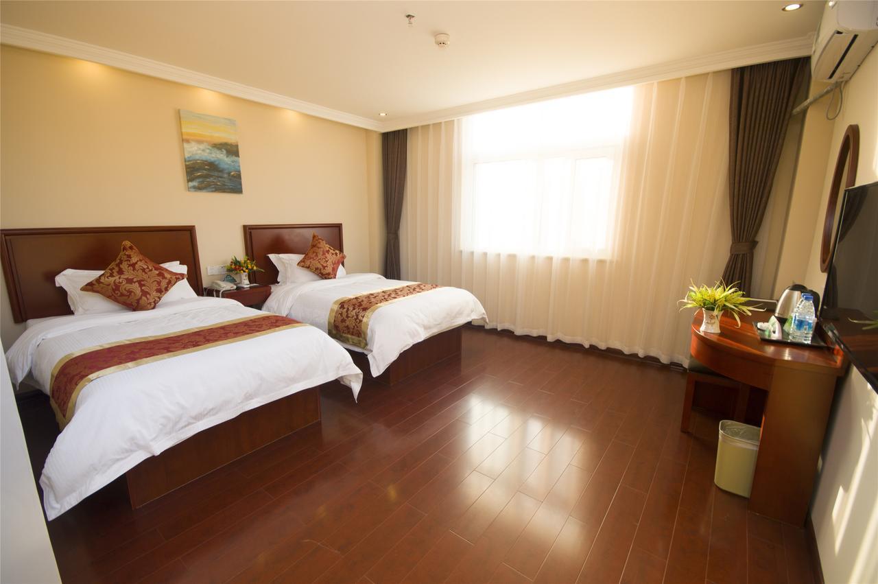 Greentree Inn Liaoning Dalian Development Zone Jinma Road Pedestrian Street Express Hotel Buitenkant foto